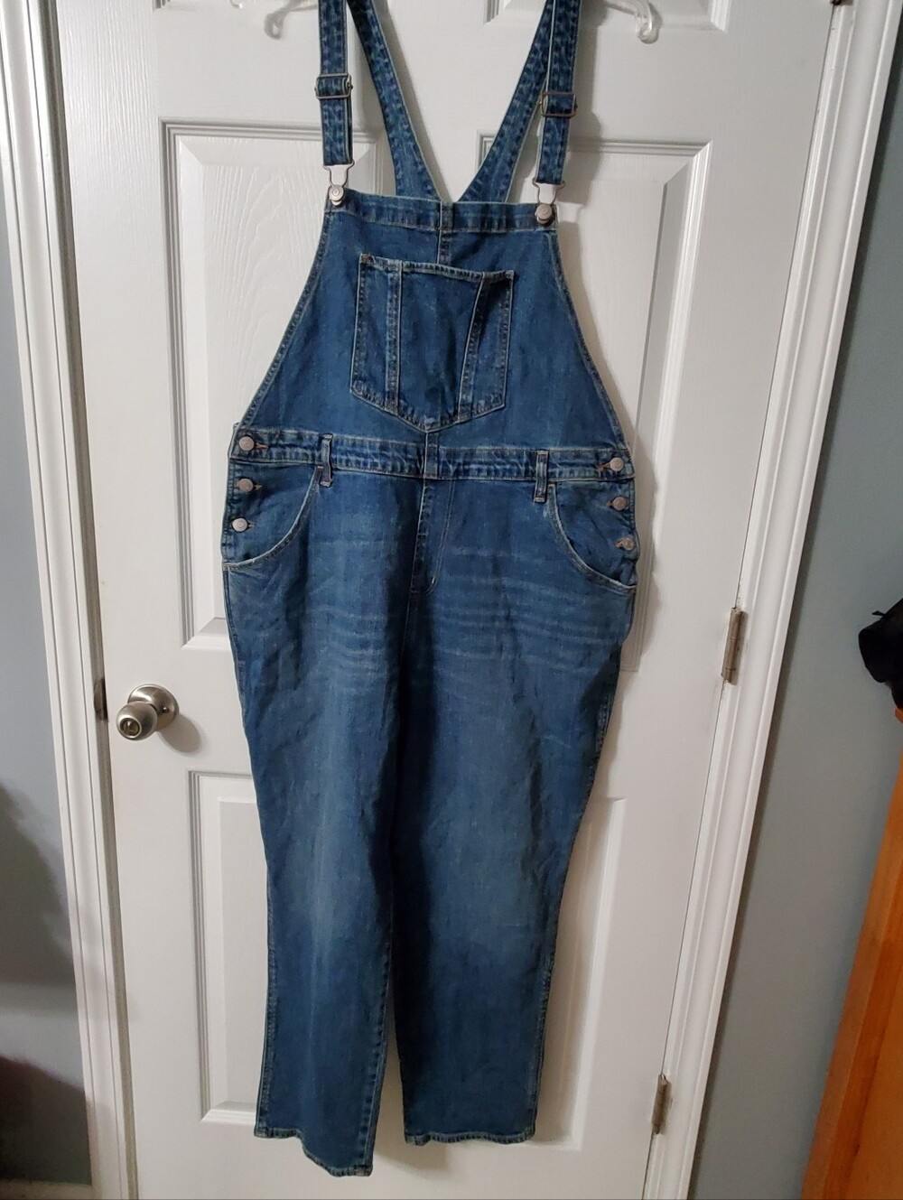 NWOT Old NAVY Classic Blue Denim Overalls